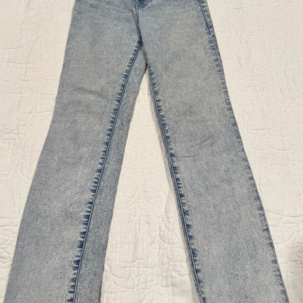 Frame Denim Women's Light Wash Straight Leg Jeans